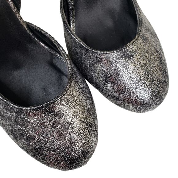 Michael Antonio Womens Ankle Strap Metallic Heels Size 6 - Picture 6 of 9